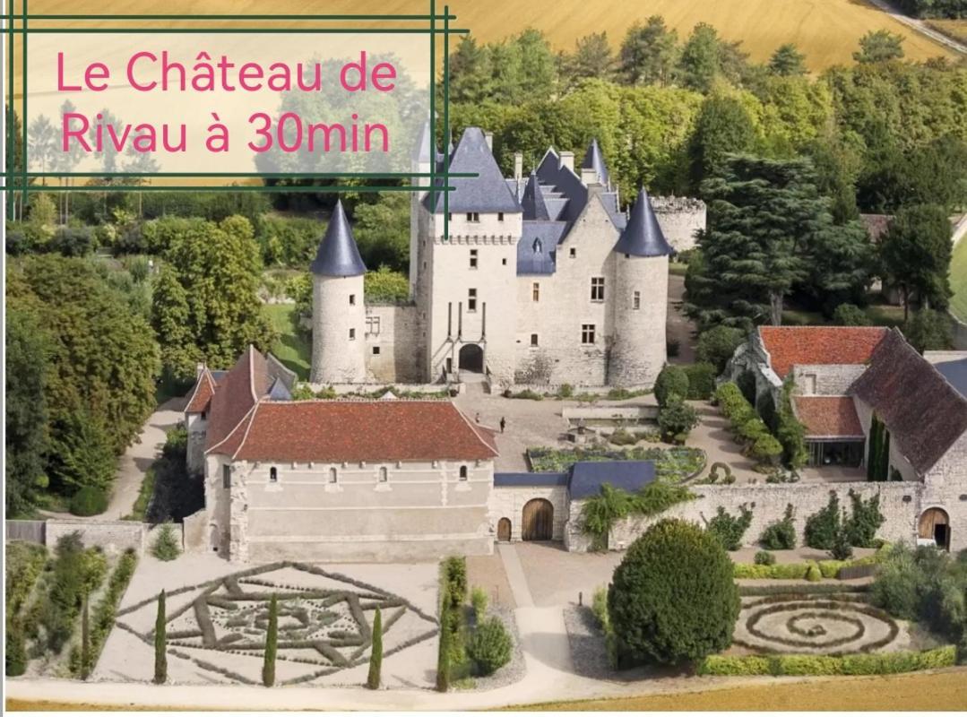 Gite De Charme Dans Un Cadre Calme Et Reposant Шательро Экстерьер фото